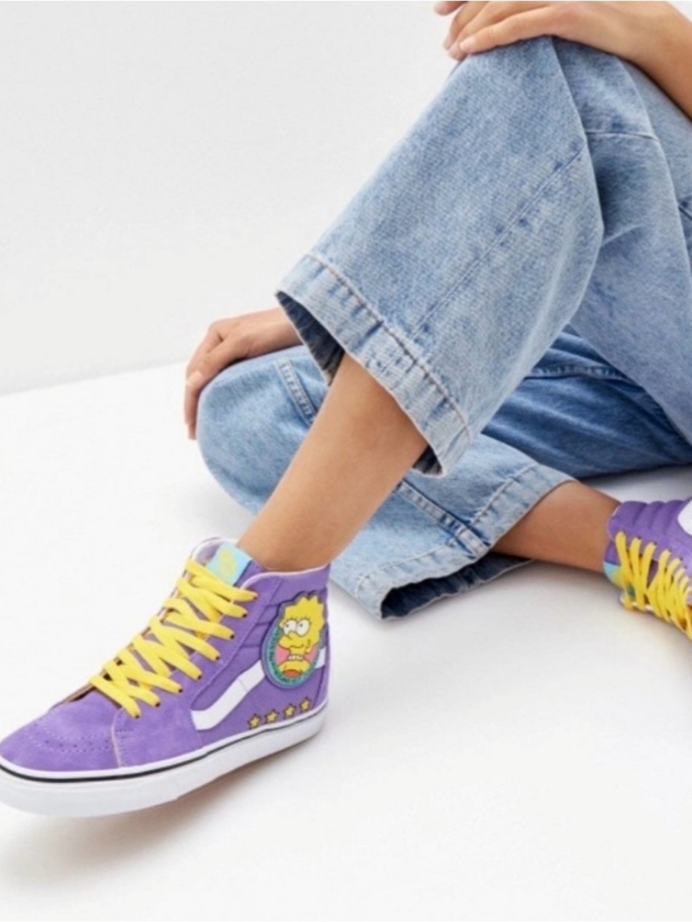 Lisa Simpson For President High Top Vans size 7